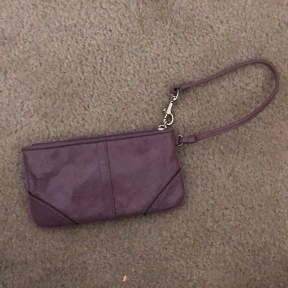 Purple Coach Wristlet - Picture 2 of 4